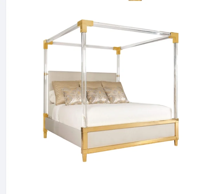 Acrylic Bedroom Furniture,Luxury Acrylic Bed,Queen Size Bed - Buy ...