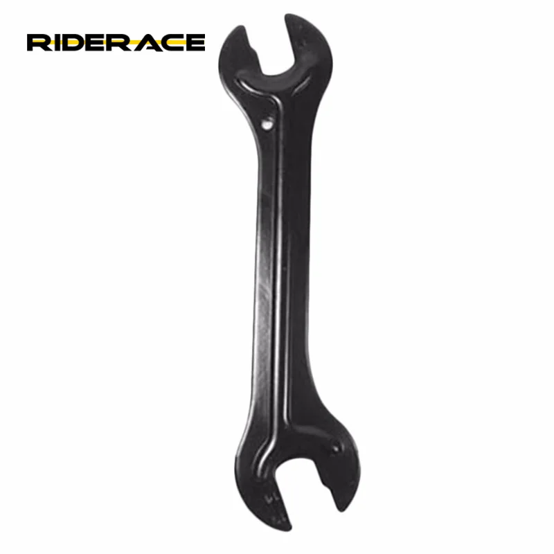 

Carbon Steel Bike Head Open End Axle Hub Cone Wrench Spanner Durable Mountain Road Bicycle Service Tool 13/15 14/16mm, Black