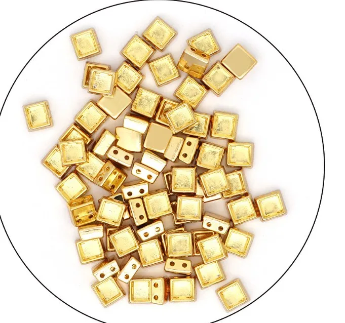 

New exquisite gold baking beads for bracelet jewelry making wholesale, Picture