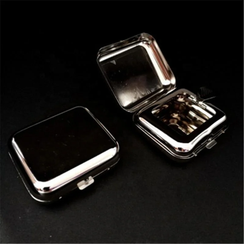 

Mini Portable Pocket Ashtray jhcentury, Sliver