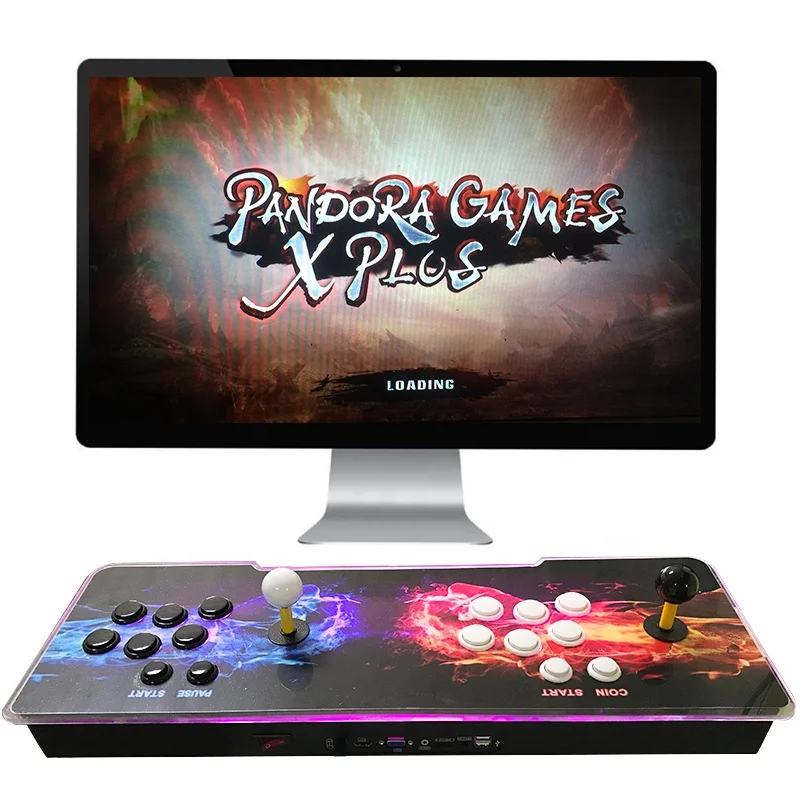 

electronic double stick retro 3d games pandora game 1660 arcade console, As picture