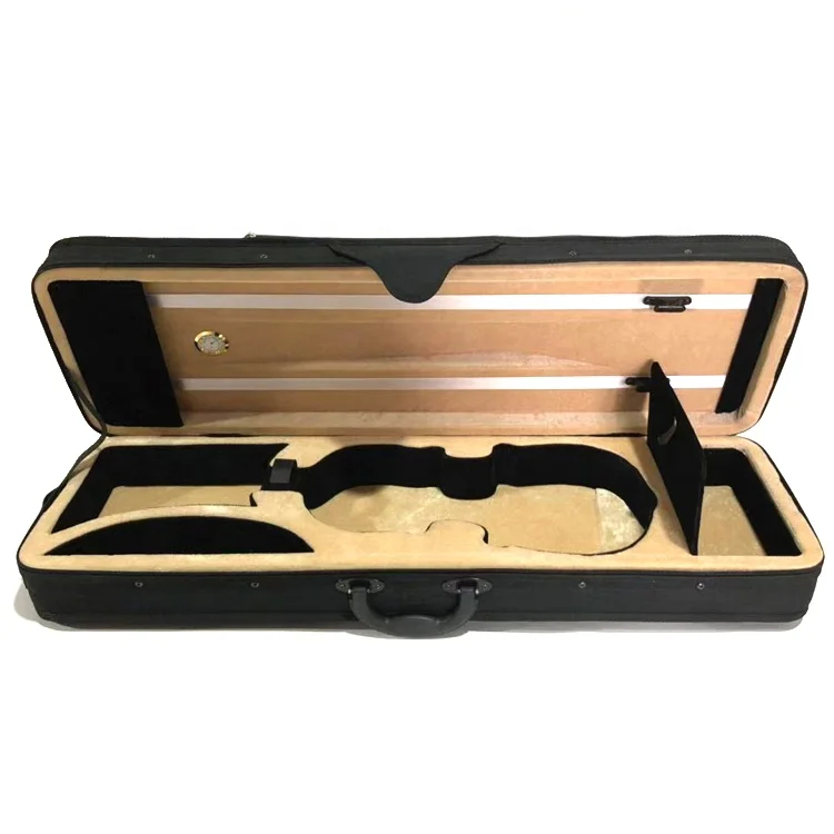 

Black rectangle waterproof foam violin bag violin case