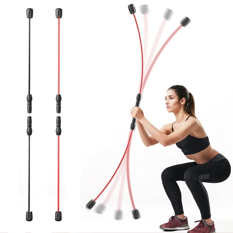 

Wholesale Hot Sale Gym Equipment Fitness Multi Color Flex Rubber Swing Bar Aerobic Flexi Bar