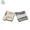 Micro Sim Push-Push Type Connector Socket Card Slot Holder Micro SIM 6p reverse sinking plate 1.1mm