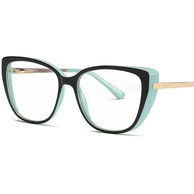 

Qmoon frems eye glass New Product Brand Women Optical Frames Anti Blue Light good quality eye glasses