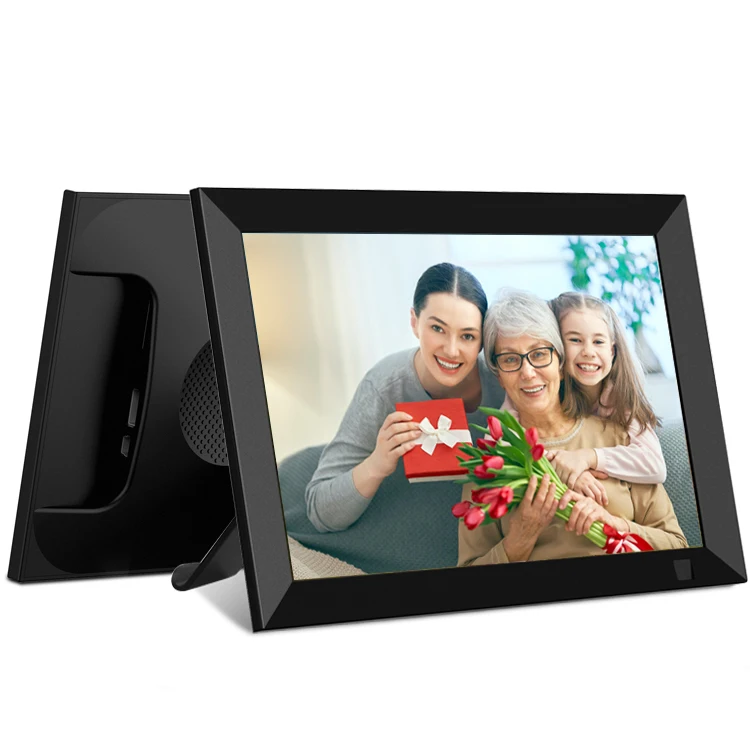 

SSA motion sensor 8inch 10.1inch digital photo frame auto rotate pictures video by phone connect to Wifi with touch IPS screen