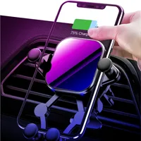 

Universal 360 degree smart gravity bracket air vent mount automatic induction car wireless charger mobile phone holder