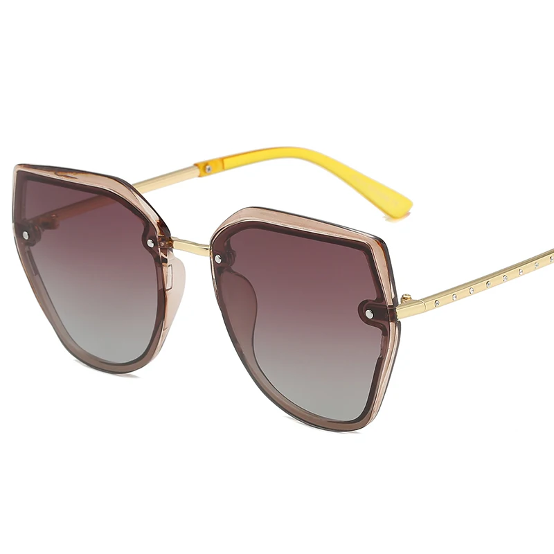 

ProAcme Fashion best polarized sunglasses italy design sun glasses geometric shape gradient lenses sunglasses for women