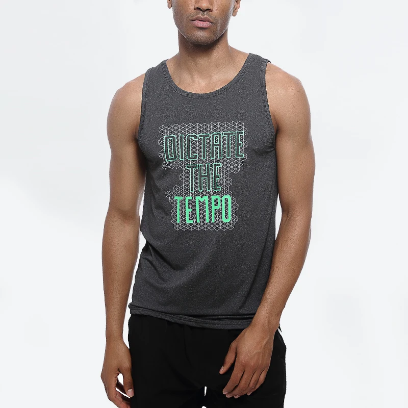 

Men's Sport Tank Tops Letter Design Training Jogging Custom Logo Sleeveless Casual Basketball Team Wear