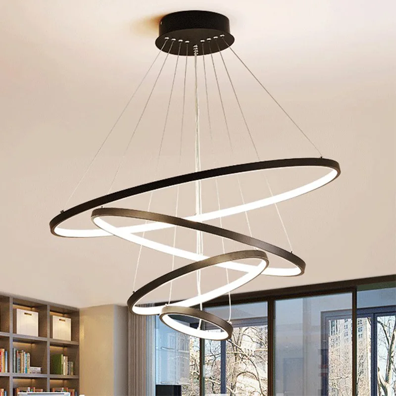 
Modern Led Chandelier Rings Circle Ceiling mounted LED Chandelier Lighting For Living room Dining room Kitchen  (62308961490)