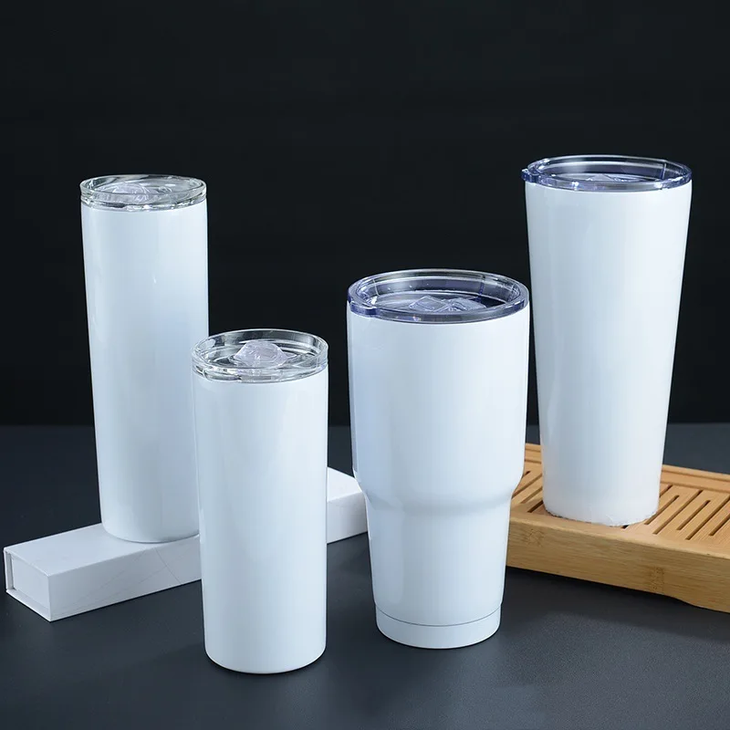 

Double Wall Vacuum Insulated Stainless Steel Wine Cups Skinnyi Yeticooler Coffee Sublimation Tumbler With Bulk Straws Wholesale