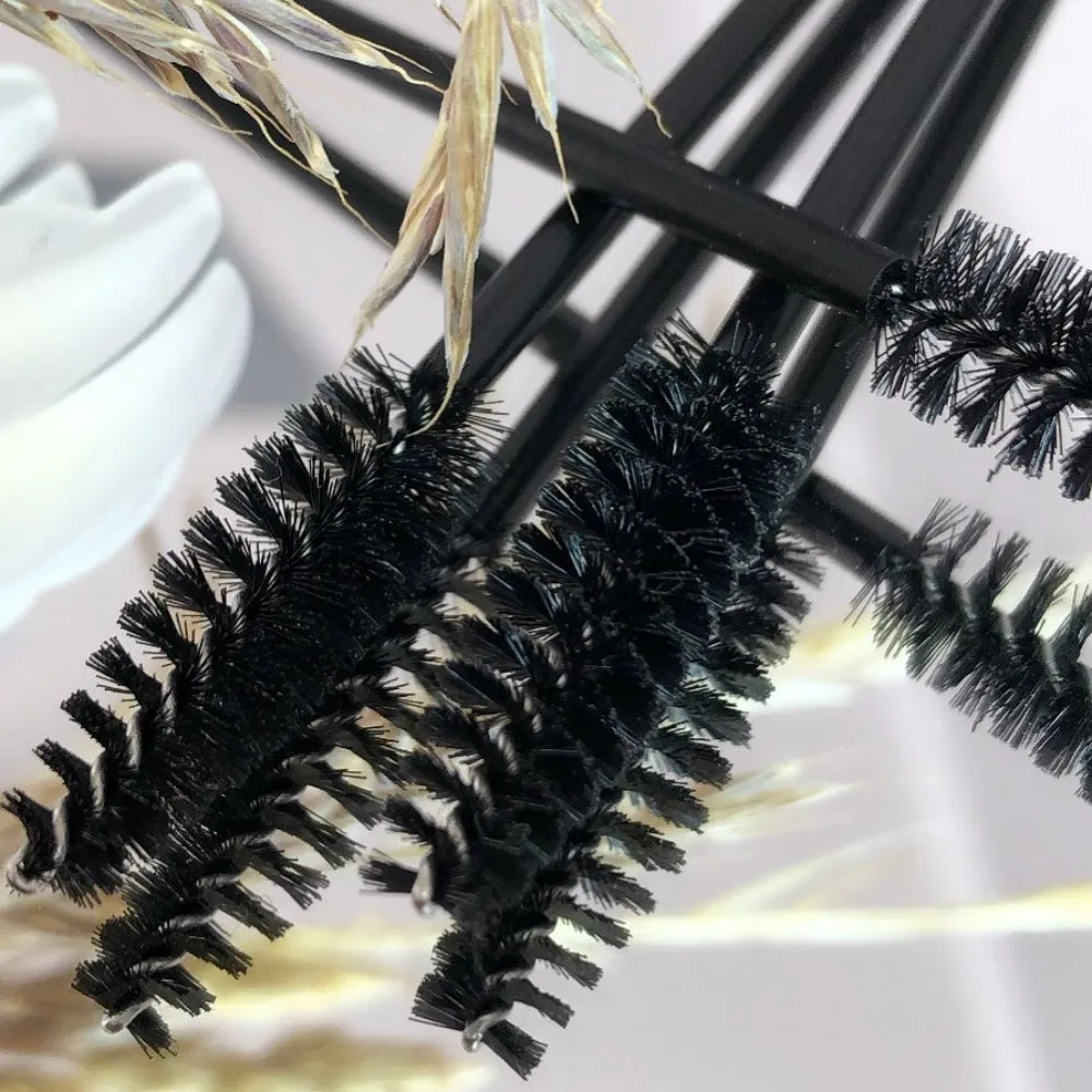 

Lash brush mascara wands black eyelash extension spoolies brosse pour cils