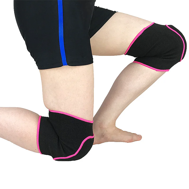 

Sport And Fitness Elbow&Knee Pads Knitted Thick Sponge Basketball Volleyball Crash Support Brace Pads Elbow Support