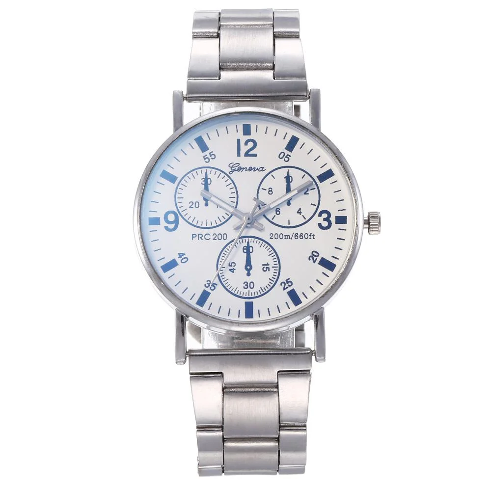 

Factory Supply Fashion Casual Silver Printing Quartz Whatch Men Watches Luxury Watch Men, Picture