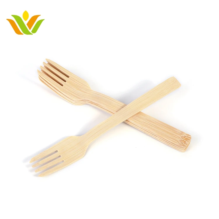 Disposable Bamboo Wooden Serving Dessert Spoon And Fork Set Buy