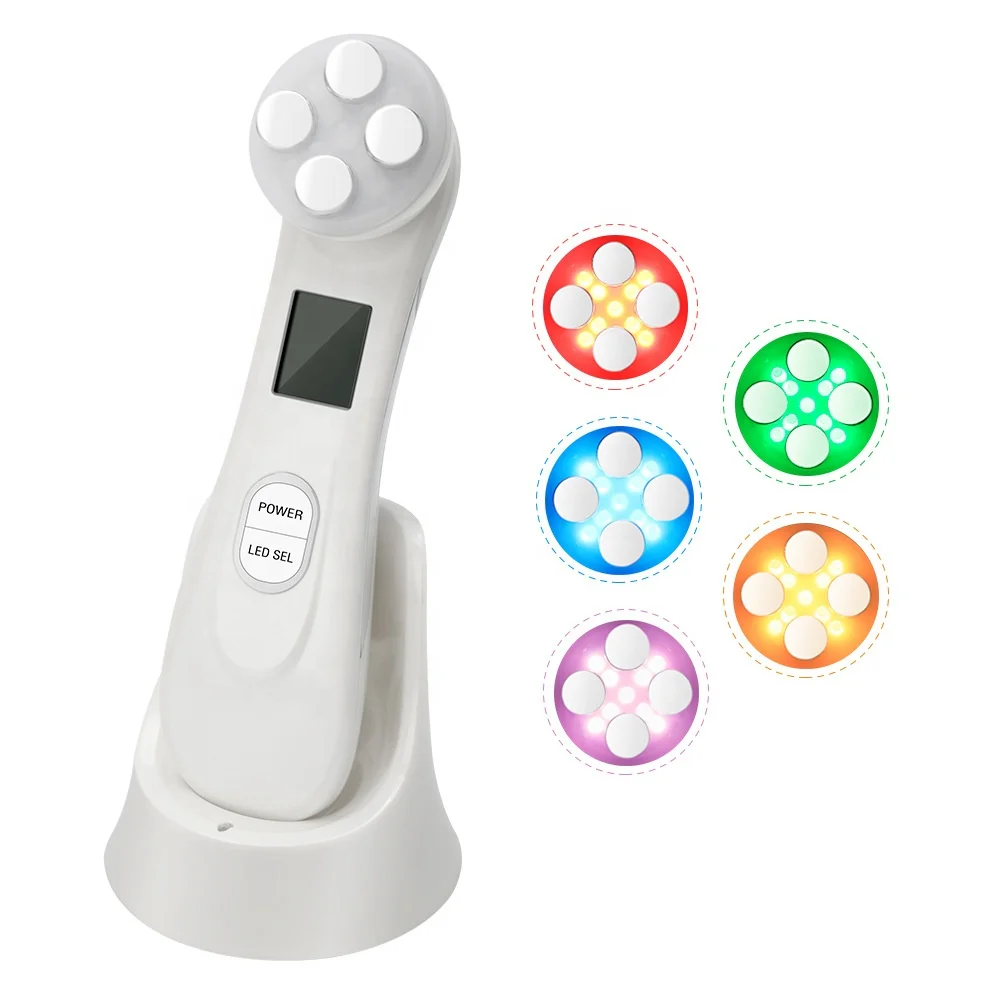 

Face Skin RF EMS Beauty Instrument/rejuvenation/LED Photon Skin Care Device, White