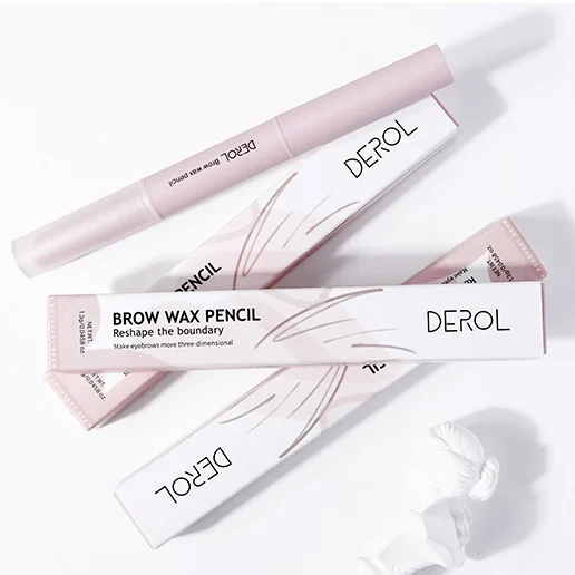 

DEROL brow wax pencil sculpting eyebrow styling stick long lasting waterproof reshape wild natural eyebrow setting balm