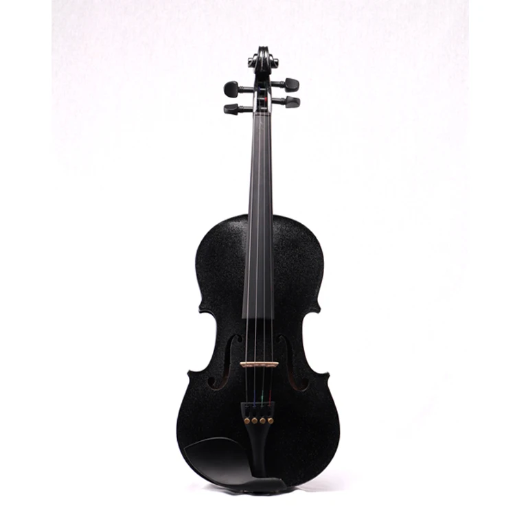 

Chinese manufacture black student plywood german violin