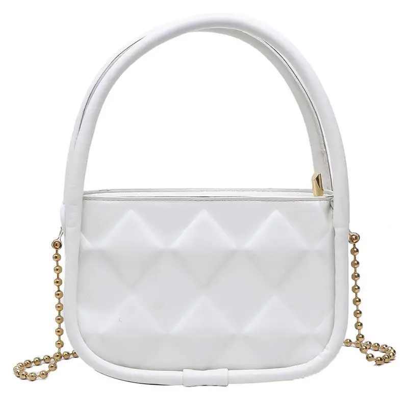 

Niche design hand bag 2021 new fashion online celebrity chain slung Joker portable small square bag