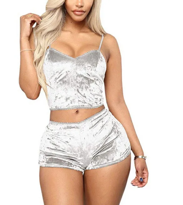 

Mimore Fashion Design printed shorts with navel strap