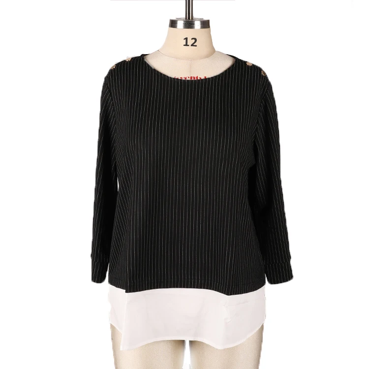 plain black crew neck sweatshirt women's