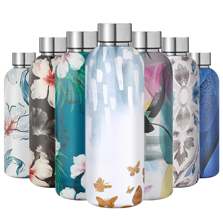 

Free Sample outdoor 350ml/500ml/600ml/750ml Custom Logo BPA Free Eco Friendly Stainless Steel Water Bottle, Customized color