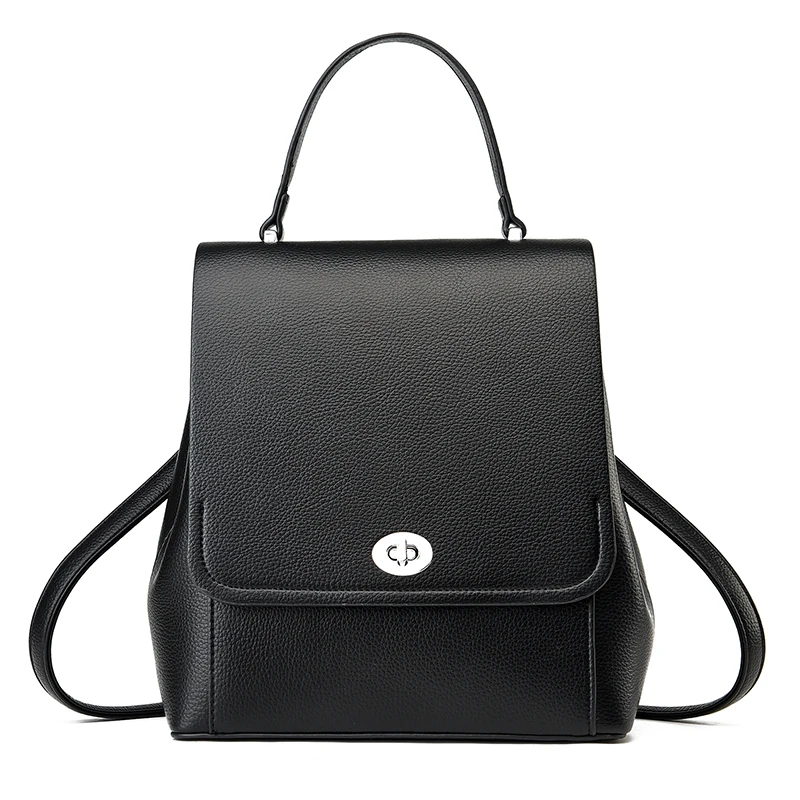 

DL206 20 New brand designer bag fashion hand bags ladies backapck leather handbags for women, Black....