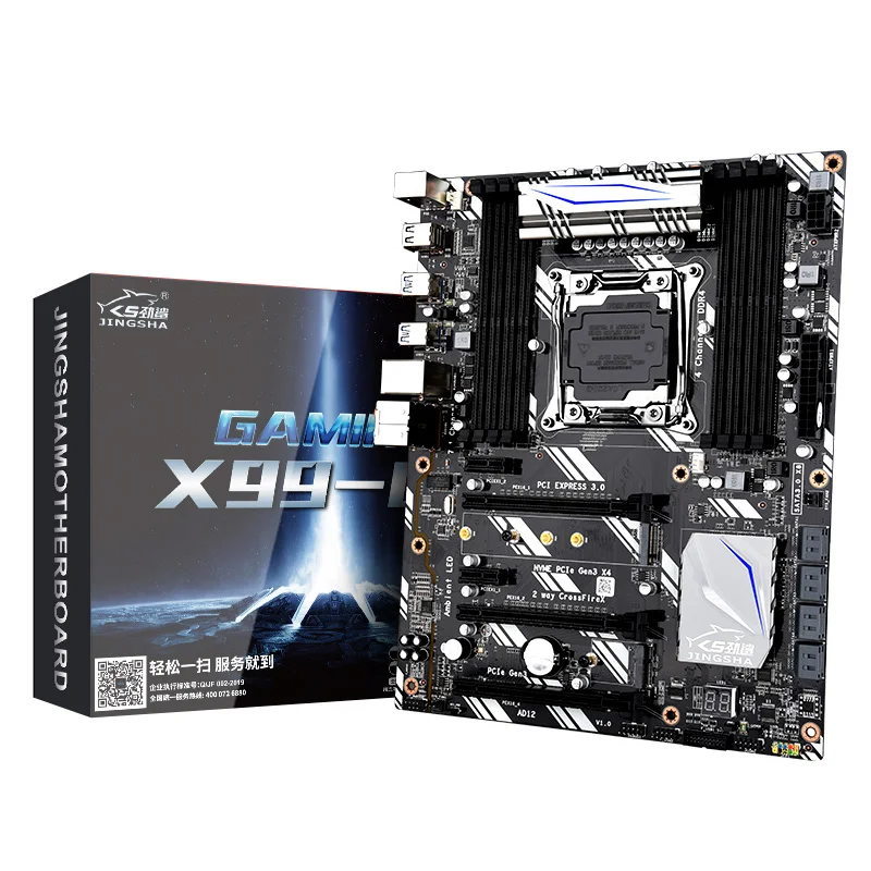 

Wholesale Cheap Price Loaded M.2 Gaming Motherboard JINGSHA X99-D8 LGA 2011-3 Motherboard ddr4