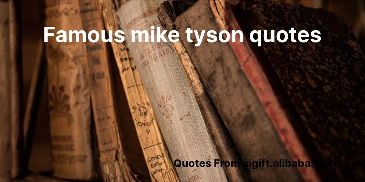 famous mike tyson quotes