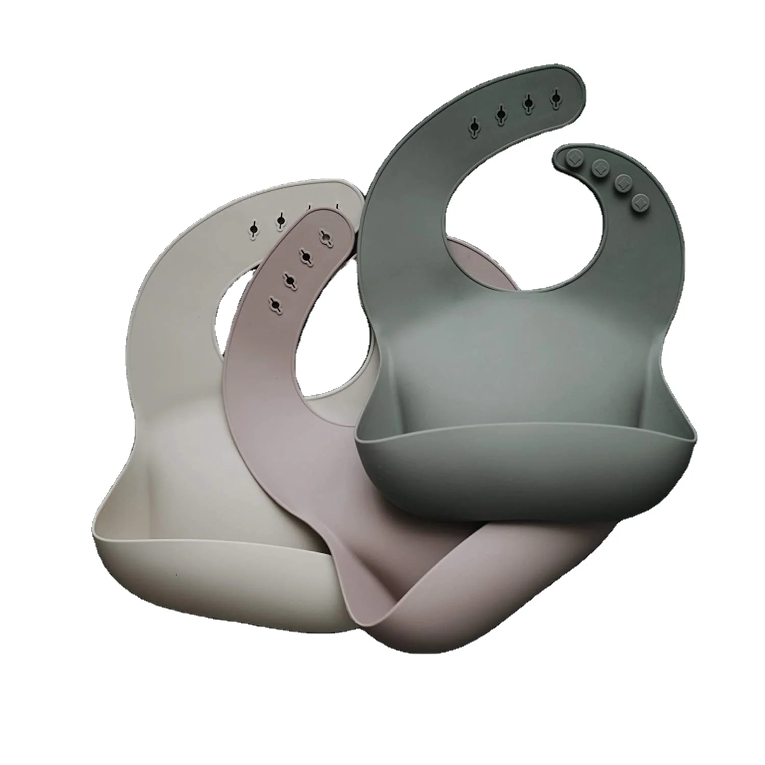 

BPA Free Infant Girl Boy Baby Bib Silicone Wholesale Silicone Bib with Print