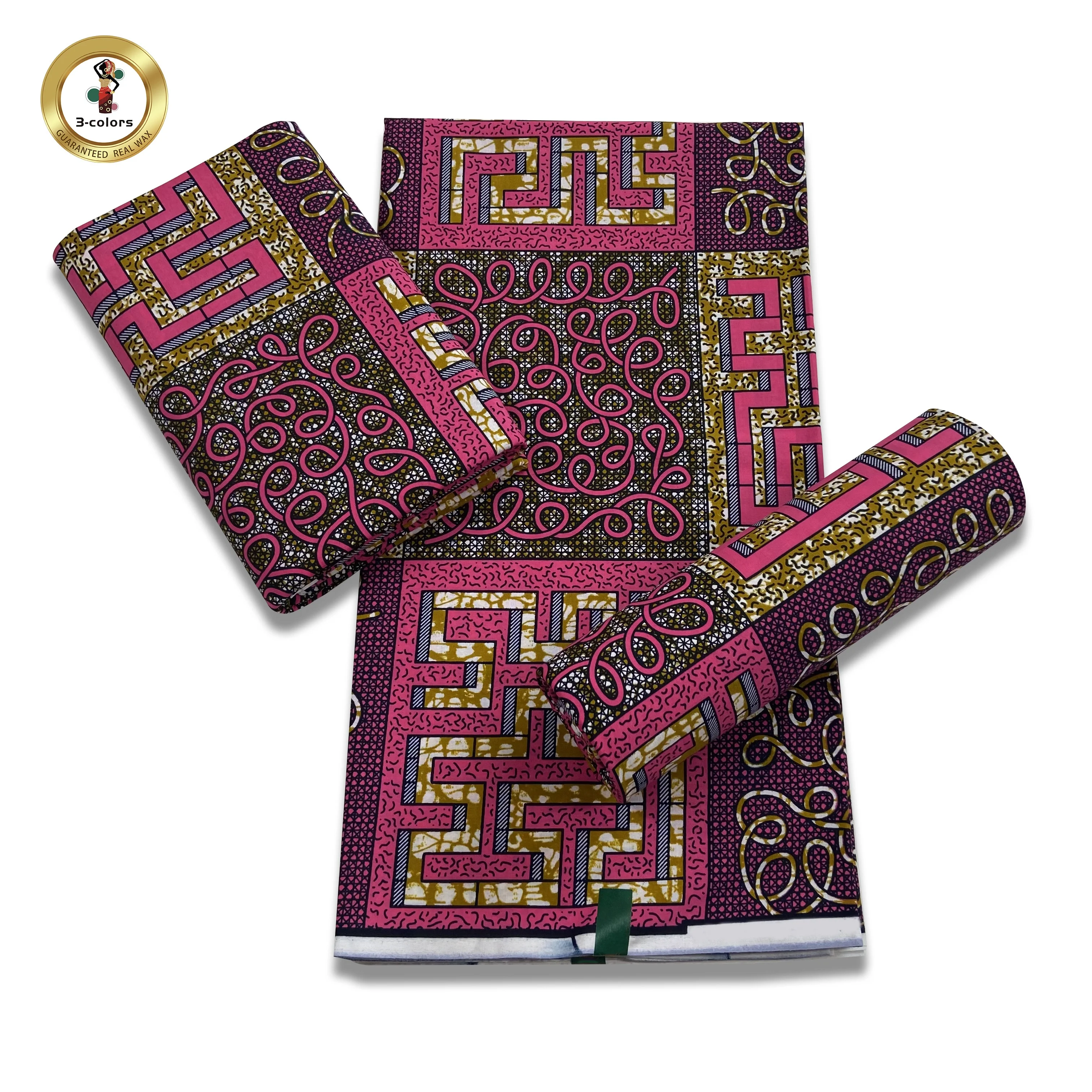 

Factory Promotion Custom Wax Brocade Printed Fabric 100% Cotton For Textile