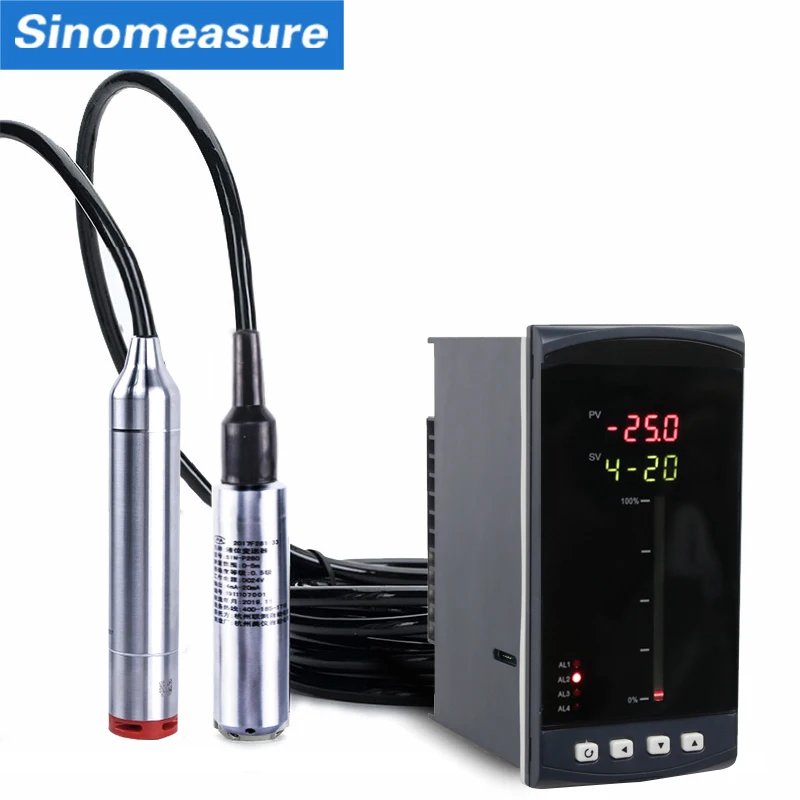 Submersible Water Level Transmitter Sensor Probe With 4-20ma Level ...