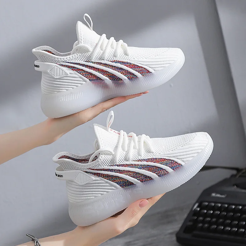 

OEM basket femme wholesale fashion casual flat mesh designer famous tennis ladies shoes platform shoes women sneakers, White/white/grey