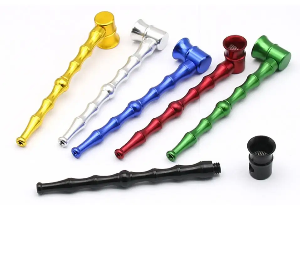 

Zinc Alloy Pipe Metal Colourful Portable Mini Holder Pipe, Picture