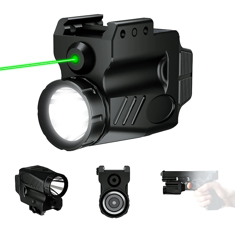 

Tactical LED Gun Light Flashlight Red Laser Sight for 20mm Rail Pistol Gun Light Airsoft Light Hunting Shooting Accessory