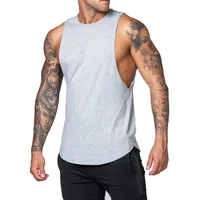 

Men Sleeveless Muscle Fitness Tank Top Bodybuilding Workout Gym Sport Stringer Shirts