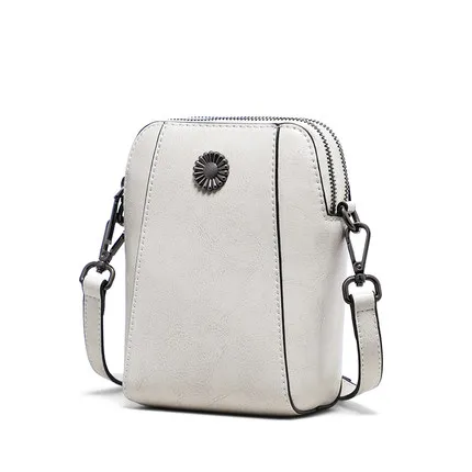 

Mobile phone bags ladies pouch tech bag crossbody bag, White
