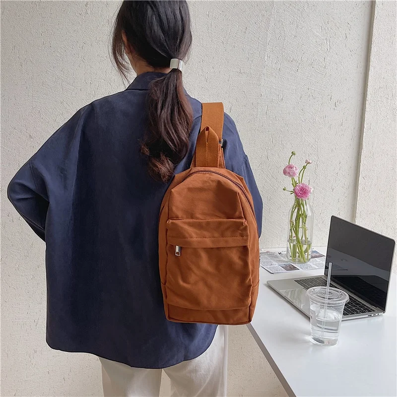 

Lady bag fashion leisure one shoulder bag retro canvas simple large capacity diagonal span bag