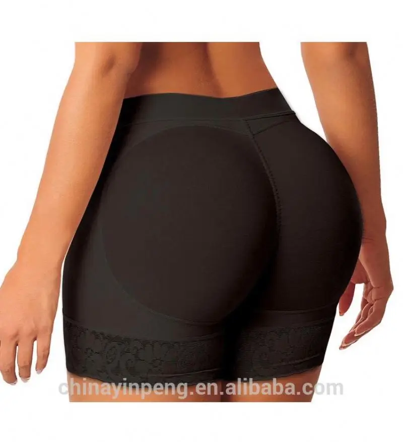 

Butt Lifter Padded Panty - Enhancing Body Shaper for Women - Seamless NBSA8816, Black,nude