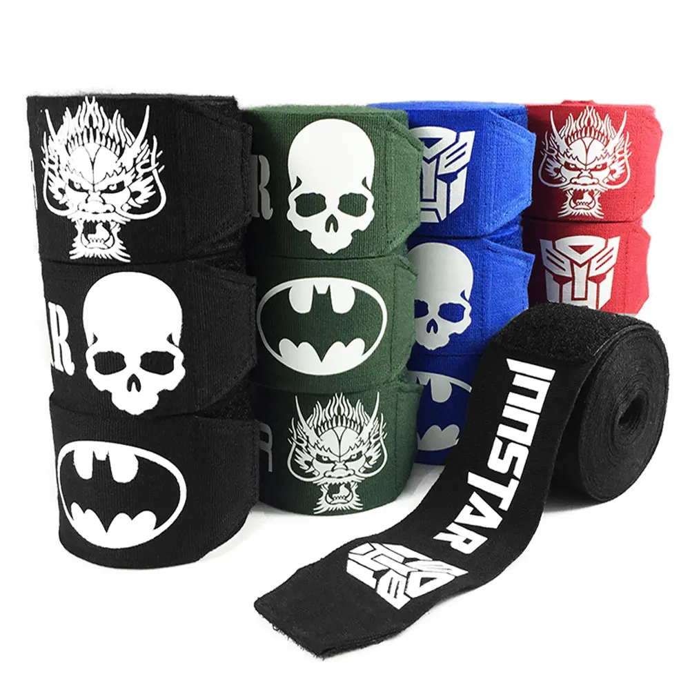 

New design mexican boxing handwraps bandage boxing hand wraps, Black/red/green/blue