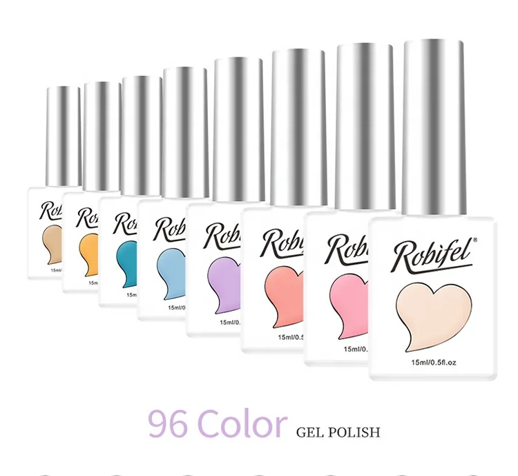 

Robifel Beauty Choices 2020 New Style Odorless Non Toxic Korea Soak Off Gel Polish 96 Colors UV/LED Gel