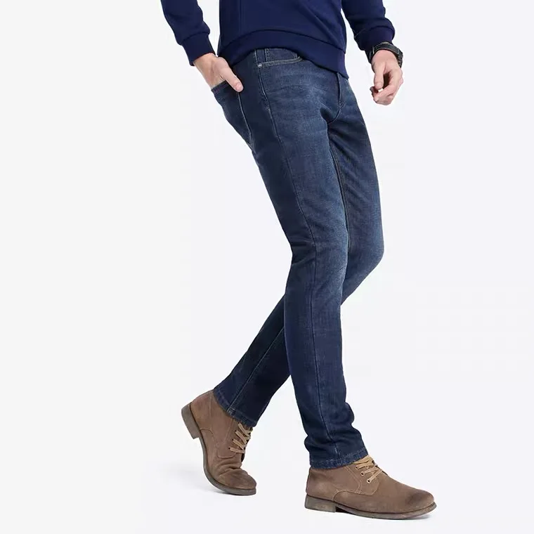 

Wholesale fully stock 2020 fashion design custom blue mens jeans
