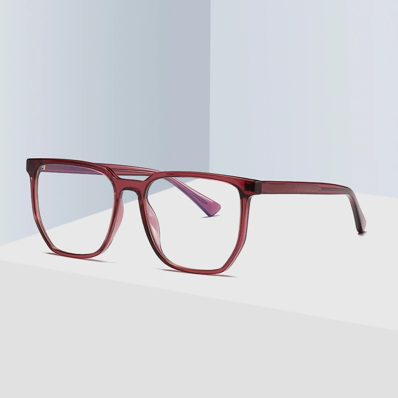 

2034 New Styles Fashion Square Polychromatic Blue Light Ray Glasses