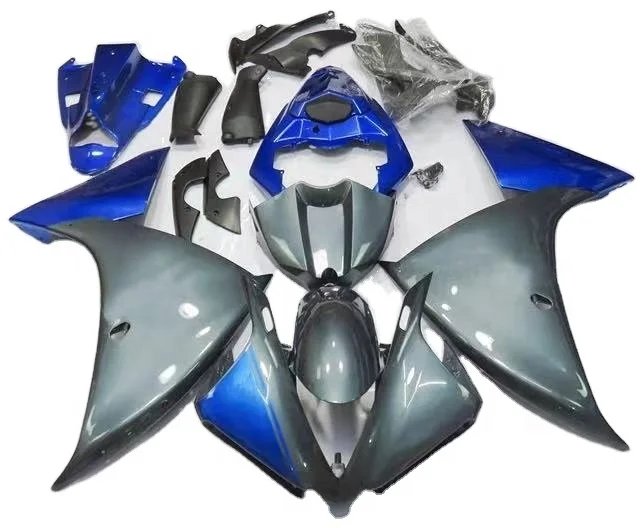 

2021 WHSC Wholesale Motorcycle Fairing Body Kit For YAMAHA R1 2013 Gray, Pictures shown