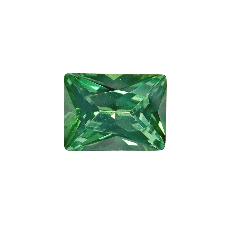 

Princess Cut Emerald Color Baguette/Rectangle Shape Cubic Zirconia
