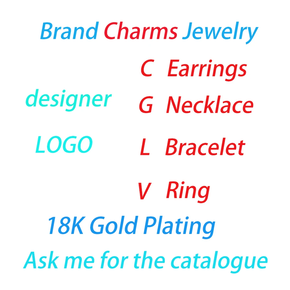 

Fashion 2021 Brand Designer Jewelry 925 Silver Cc Gg Letter Earrings Brooch Bracelet Necklace Ring, Multiple