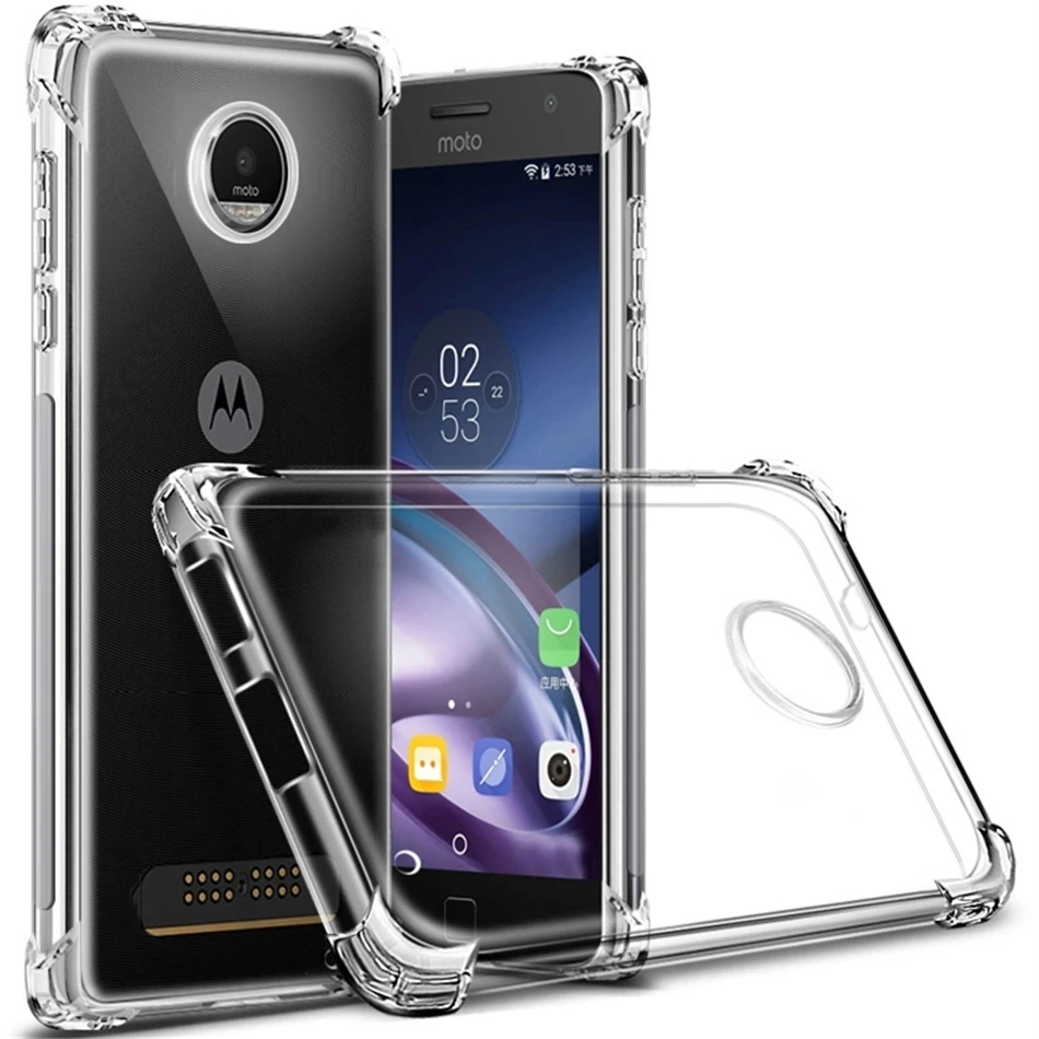 

Shockproof Case For Moto G9 E7 Power G100 G60 G30 G9 Plus One Fusion Macro G8 E6S Cover Transparent Phone Case, Clear