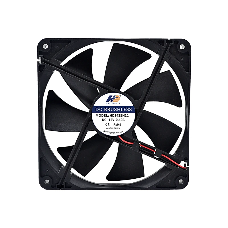

Chinese manufacturer's new double ball 14cm cooling fan 6 inch cooling fan