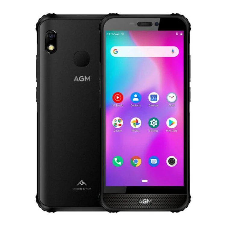 

AGM A10 4G+64G/6+128gb Rugged Phone Android 9 4G LTE 5.7" HD+ Front placed speaker IP68 Waterproof Smartphone