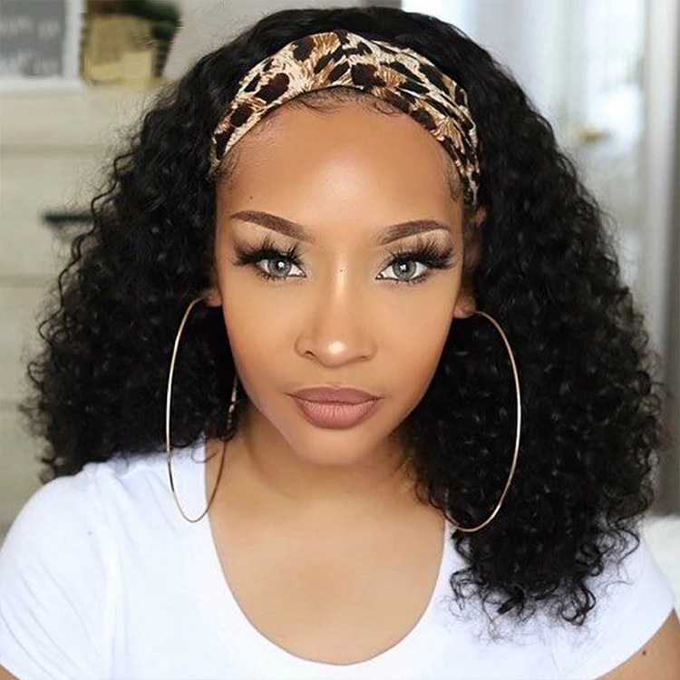 

Wholesale Headband Wig Human Hair For Black Women,Kinky Curly Headband Human Hair Wig,Remy Human Hair Headband Wig